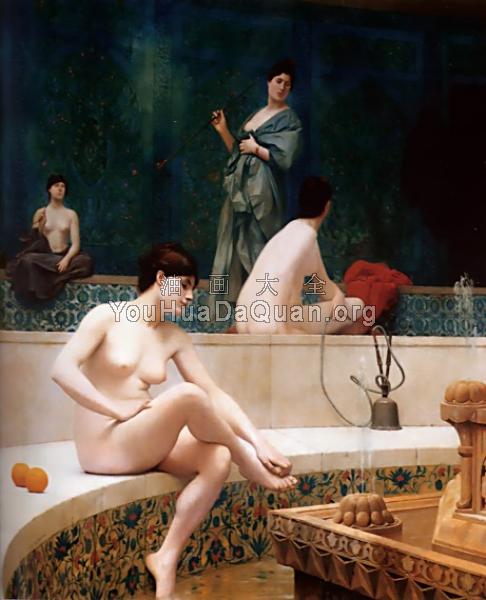 The Harem Bath - 让·莱昂·杰罗姆